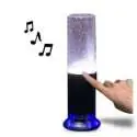 Haut parleur fontaine d'eau touch sensitive led tactile