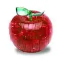 Puzzle 3D effet crystal en forme de pomme