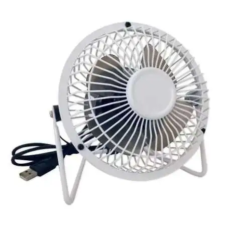 Ventilateur blanc inclinable pour port USB