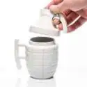 Mug grenade à goupille métallique Tasse café et pour Cappuccino