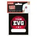 12 stickers personnalisables team EVG pour vêtements personnalisables