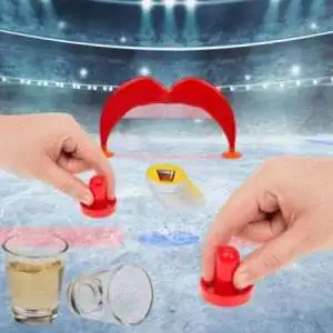 Jeu à Boire Hockey shots jeu de palet de table 2 shooters