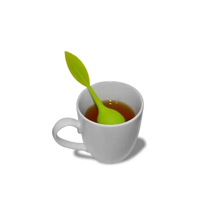 Infuseur à thé en forme de feuille