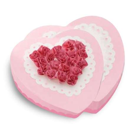 Moule A Gateau En Silicone Duo De Coeur Totalcadeau