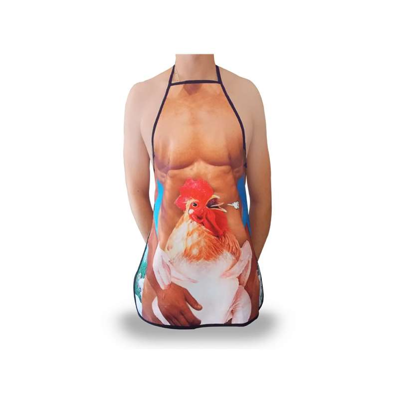 Tablier Humoristique Coquin Homme Sexy Et Coq Drole Marrant Barbecue Totalcadeau