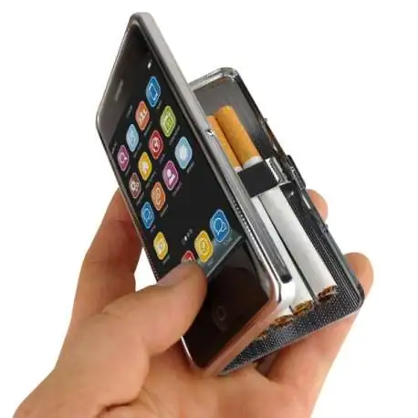 Pochette porte chargeur téléphone portable e-cigarette smartphone