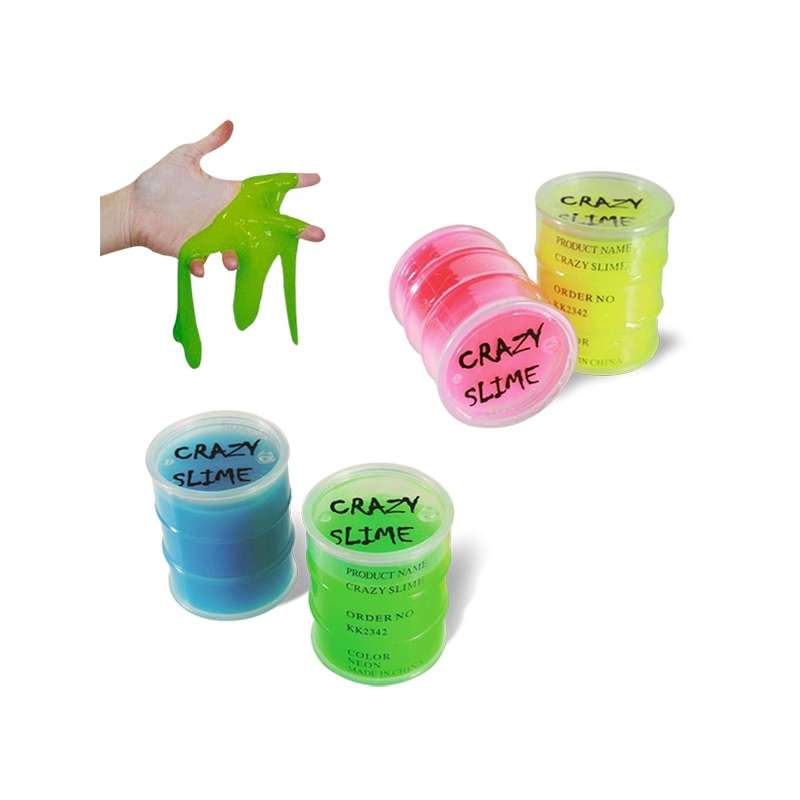  Slime Fluo  en pot de p te Gluant Totalcadeau