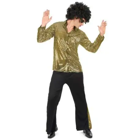 Costume pour homme disco argent - Un déguisement année 80 Taille