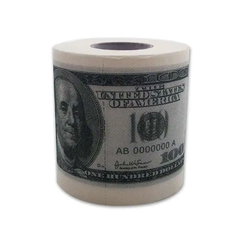 Papier Toilette Dollars, Imprimé Billets de 100 dollars - Aux Feux de la  Fête - Paris