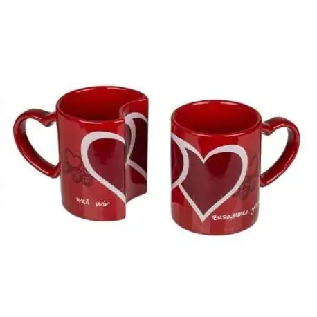 Duo de tasse coeur I love you 2 Mugs - Totalcadeau