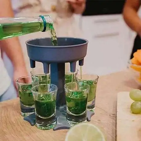 Distributeur de verre à shot 6 façons, support à suspendre pour verres pour  jeux de boissons & vin, distributeur de cocktails Bleu - Cdiscount Maison