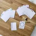 Cartes Montessori Effaçables: Apprenez à Tracer & Dessiner Formes - Outil Éducatif