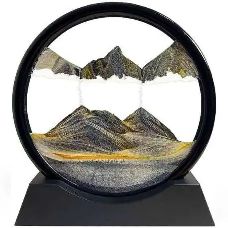 Cadre Sablier 3D Sable Mouvant: Créez des Paysages Éphémères - Déco Unique