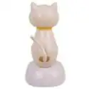 Figurine Solaire Chat: Hoche la Tête - Déco Animée Amusante et Écologique