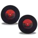 2 dessous de verre disque vinyle